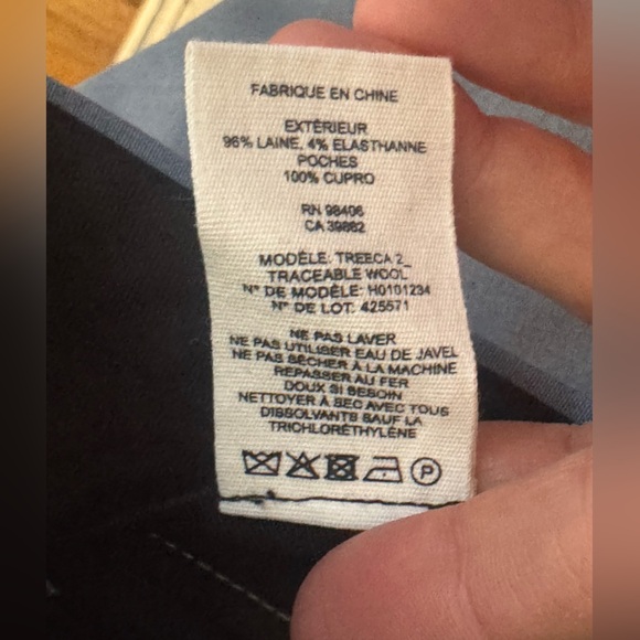 Theory Treeca Pant In Good Wool Size 8 - Picture 13 of 15